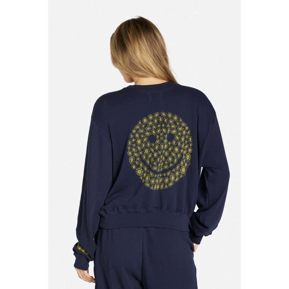 Castle Diamond Happy Face Sweat Shirt