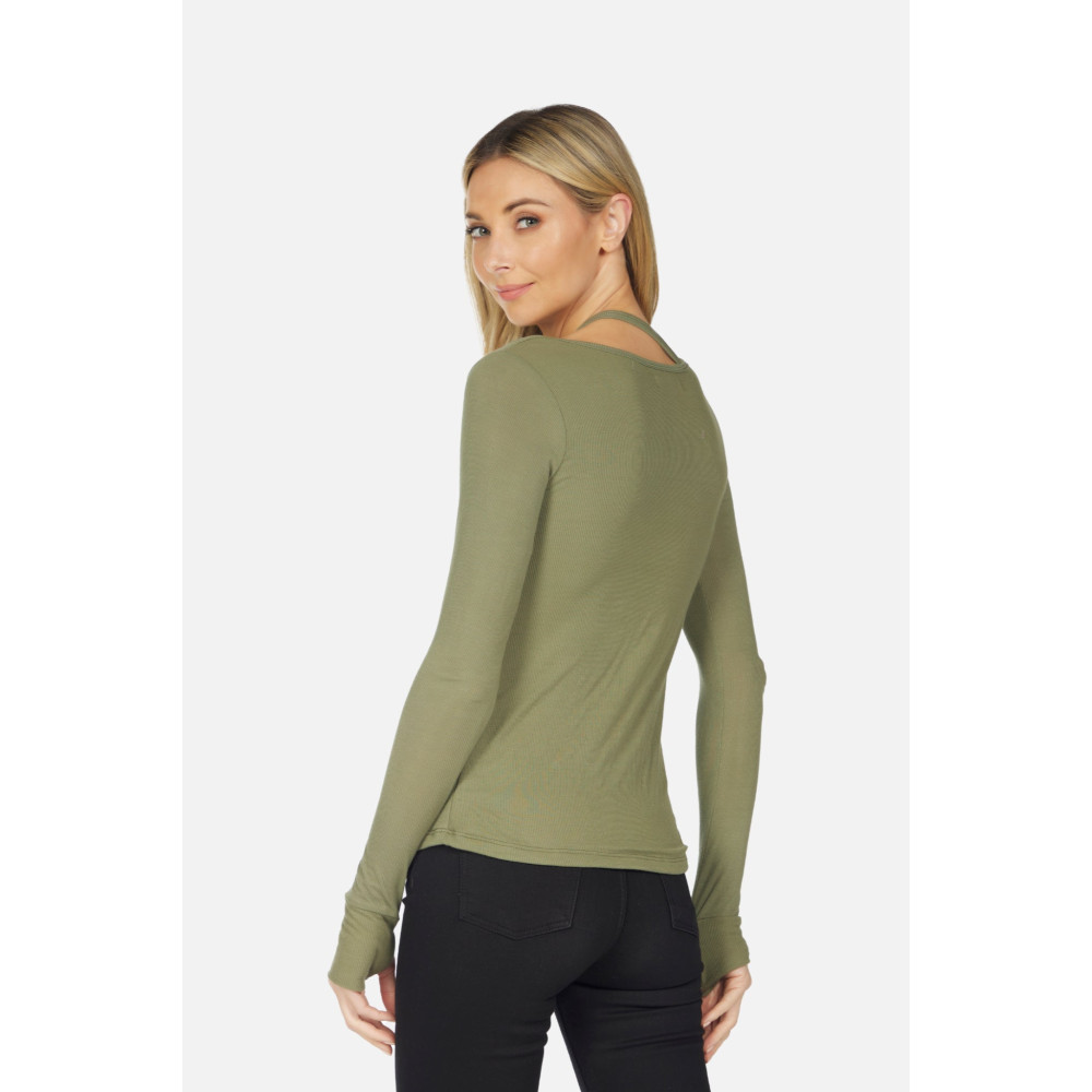 Smeraldo Rib Asymmetric Top