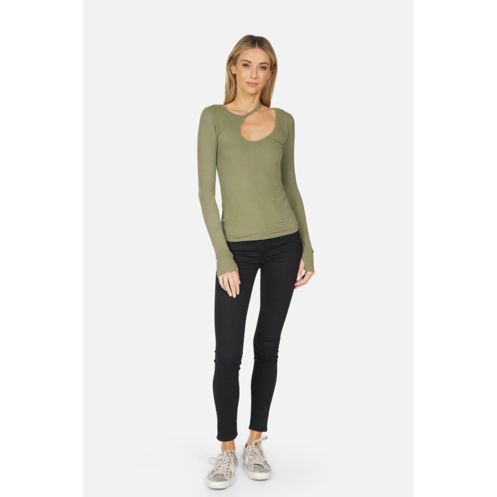 Smeraldo Rib Asymmetric Top