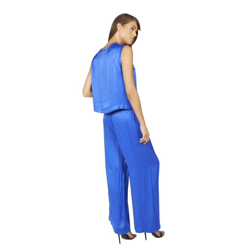 Quasar Satin Crop Tank