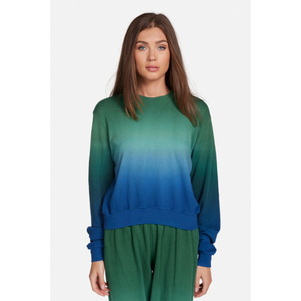 Valhalla Crop Ombre Sweatshirt