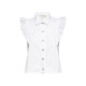 Cadencia Ruffle Button Top