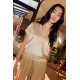 Sheer V Neck Top