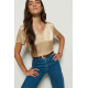 Sheer V Neck Top