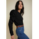 Dulce Drift Gathered Sweatshirt