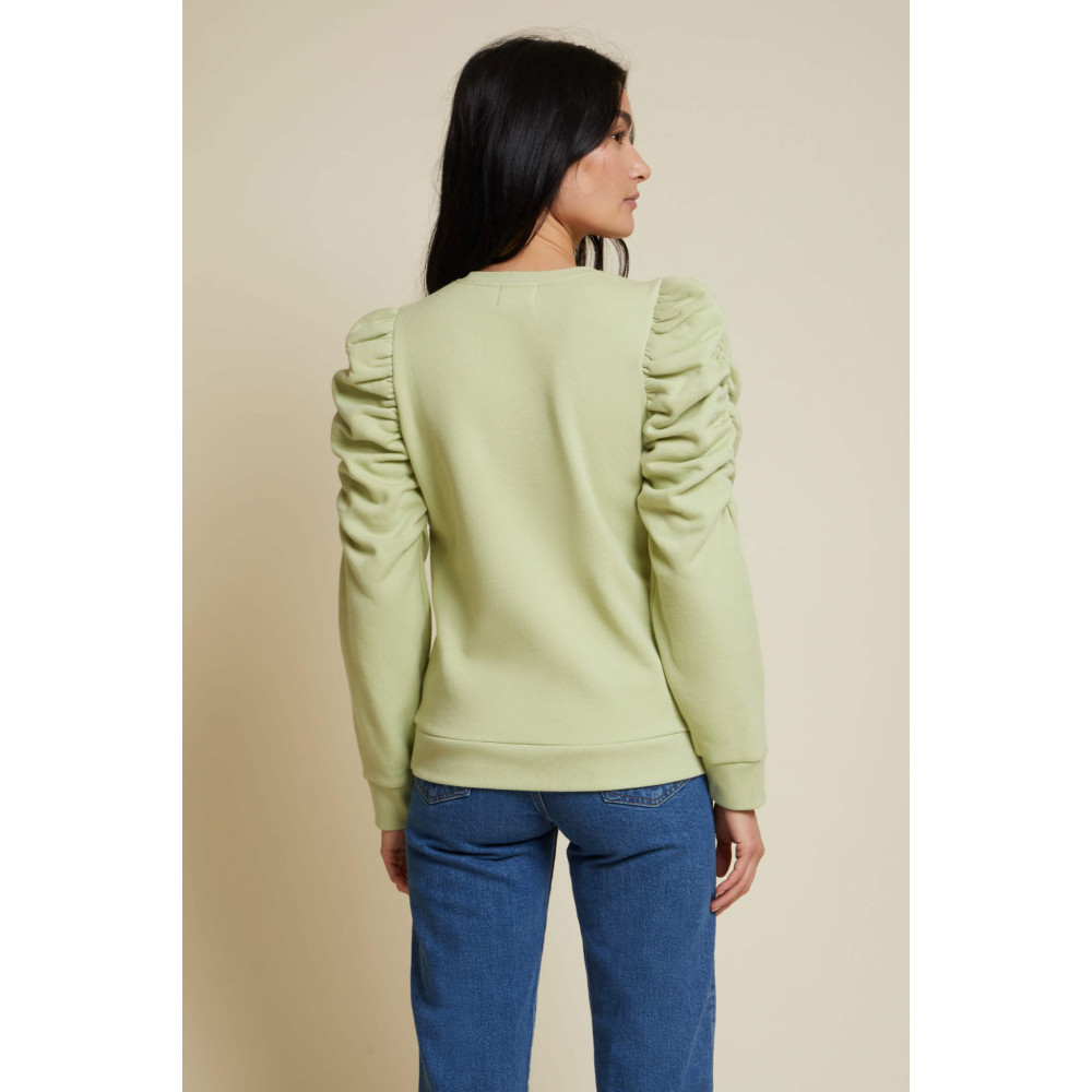 Dulce Drift Gathered Sweatshirt