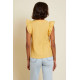 Autumn Luxe Contrast Ruffle Tank
