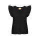 Autumn Luxe Contrast Ruffle Tank