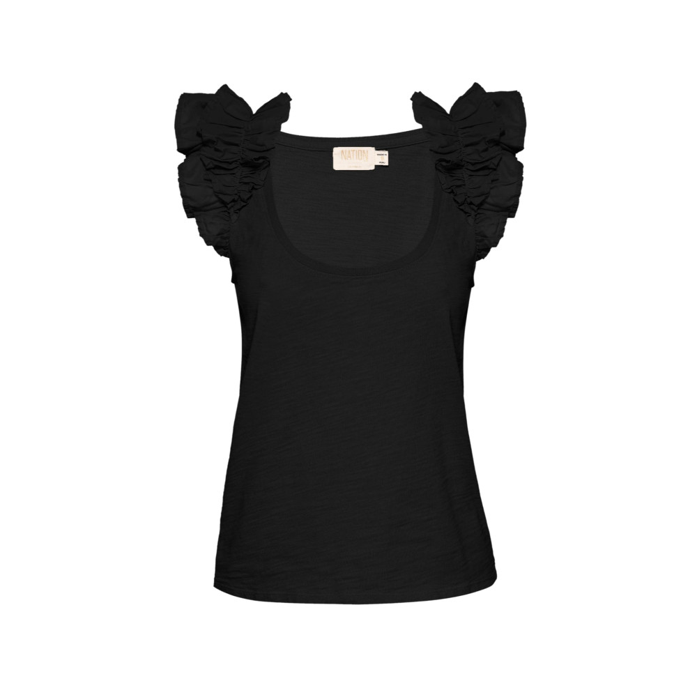 Esprit Ruffled Tank