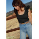 Esprit Ruffled Tank