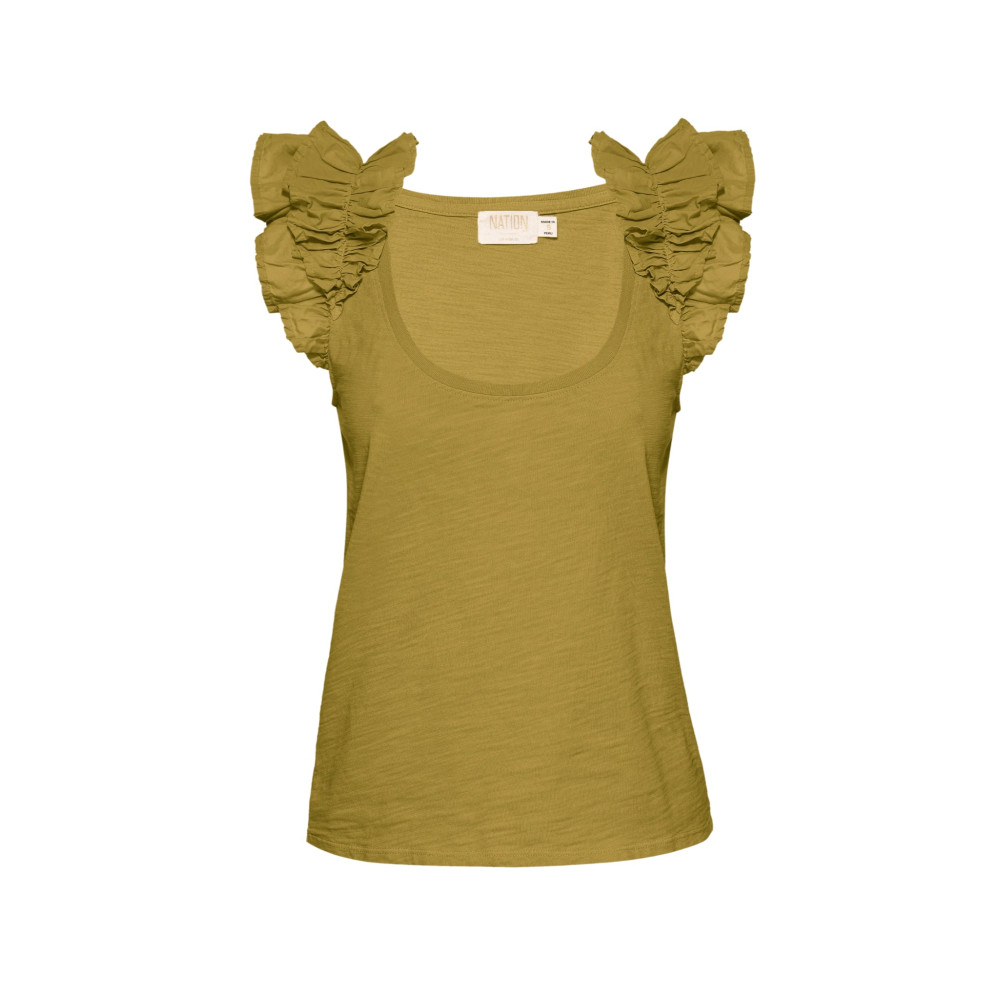 Esprit Ruffled Tank