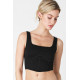 Violetta Square Neck Corset Tank