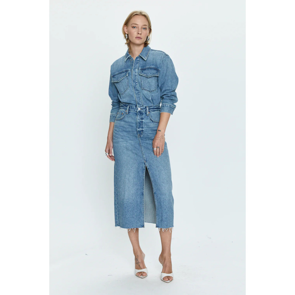 Luna Vertex Midi Dress