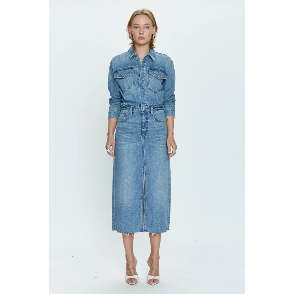 Luna Vertex Midi Dress