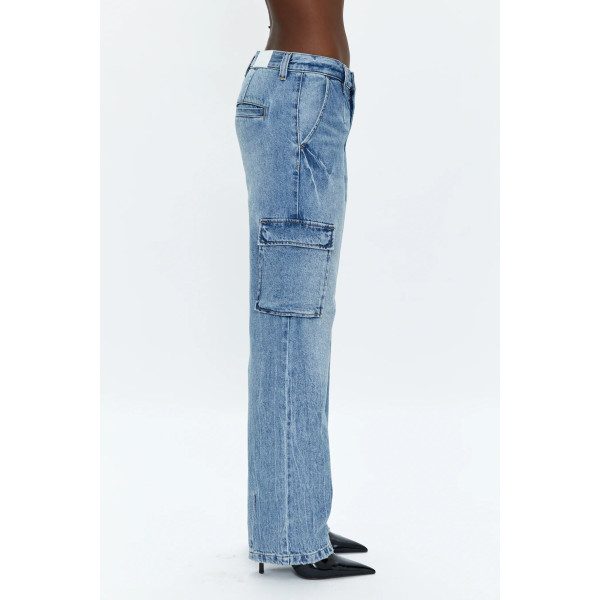Wave Grâce Cargo Mid Rise Straight