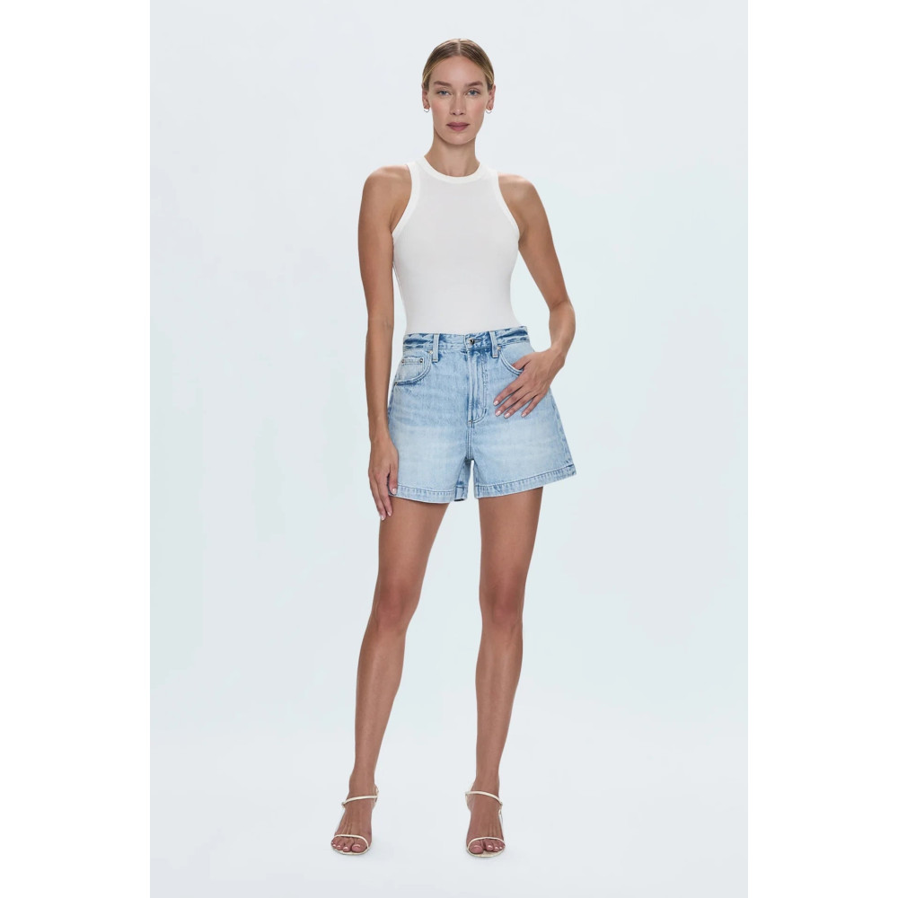 Terciopelo A-Line Denim Short