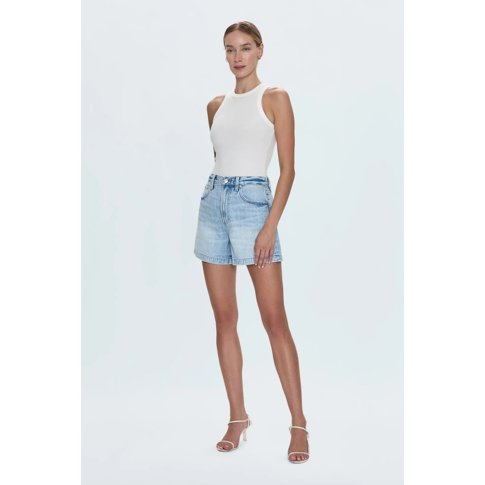 Terciopelo A-Line Denim Short