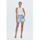 Terciopelo A-Line Denim Short