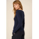 Mussola Comeback Notch Neck Long Sleeve