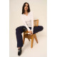 Mussola Comeback Notch Neck Long Sleeve