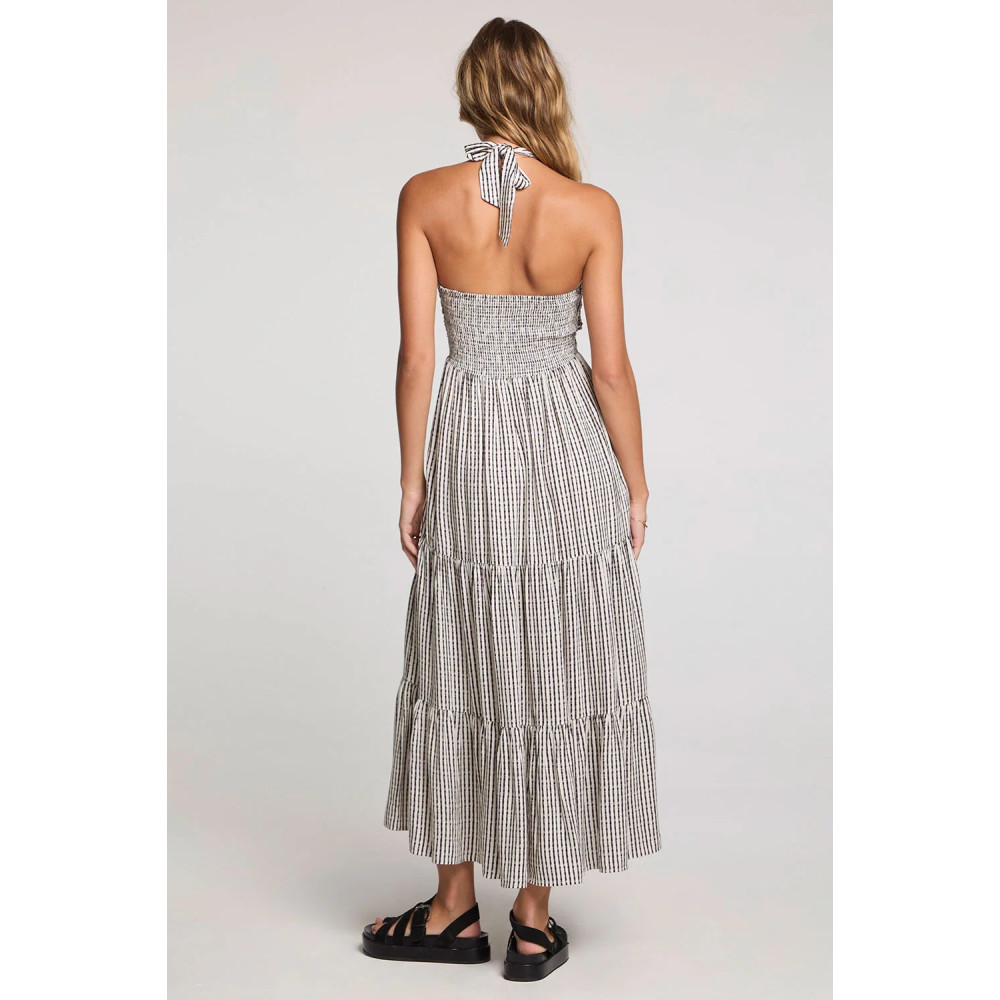 Blend Pulse Halter Midi Dress