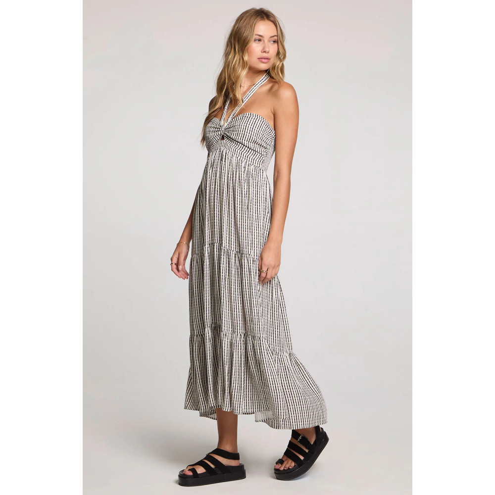 Blend Pulse Halter Midi Dress