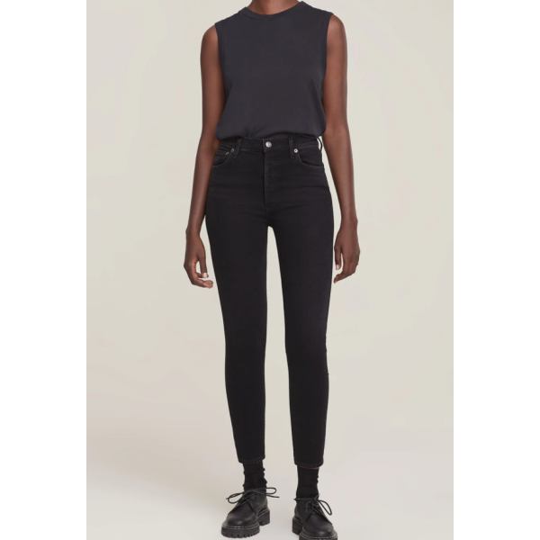 Camelia High Rise Straight Jean