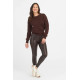 Fascino Leather Croc Shine Legging