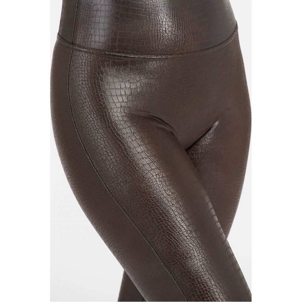 Fascino Leather Croc Shine Legging
