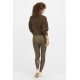 Fascino Leather Croc Shine Legging