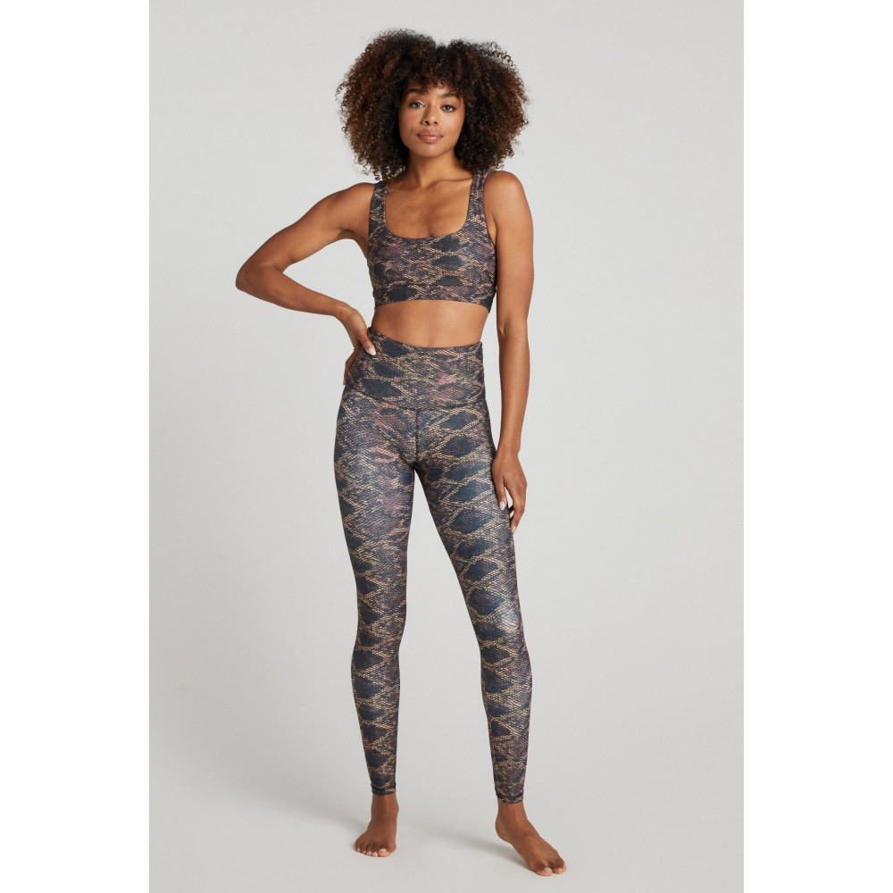 Glitter Snake Ankle Legging