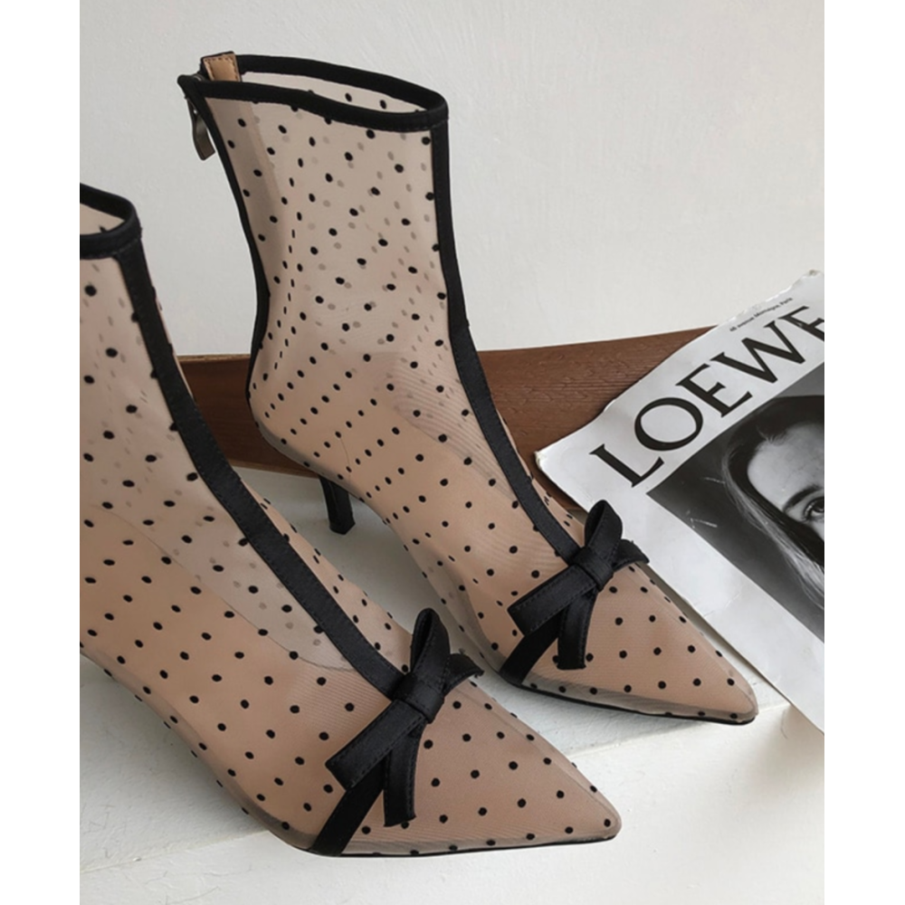 Copper Mesh Boots