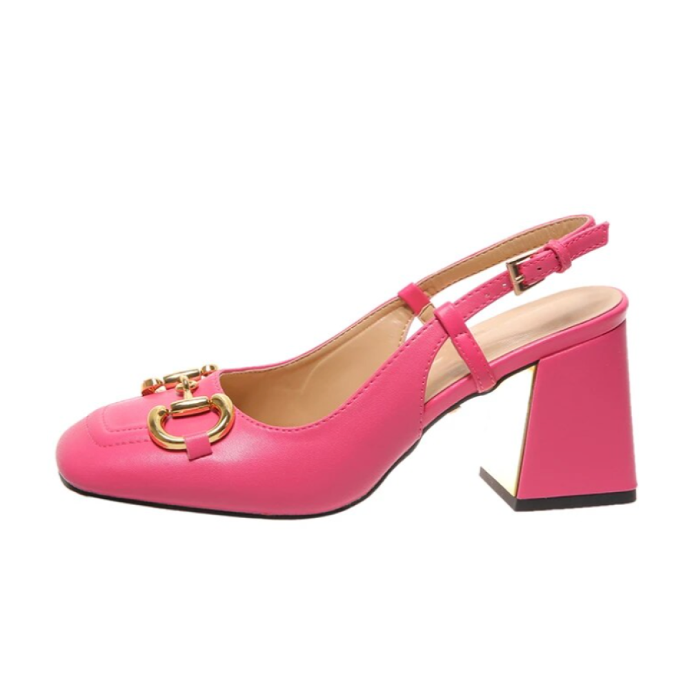 Minuit Vintage Thick Heels