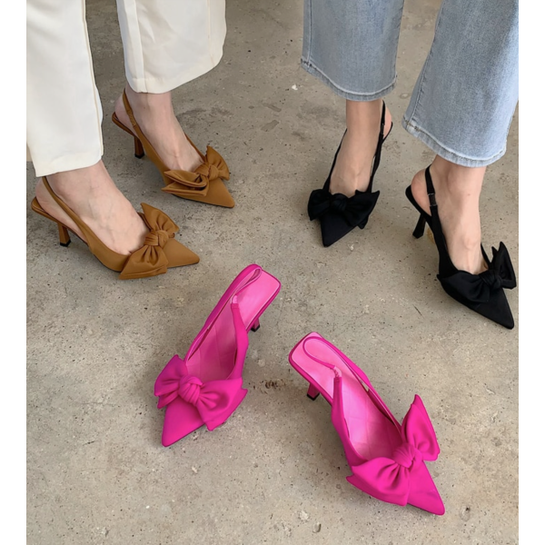 Urban Bow-Knot Pumps