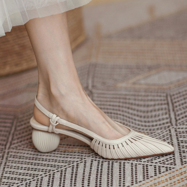 Silk Symmetry Sandals