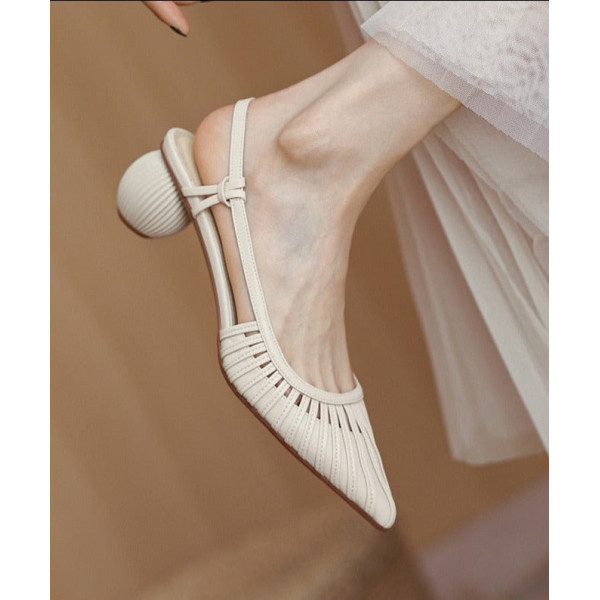 Silk Symmetry Sandals