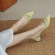 Silk Symmetry Sandals