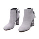 Alba Crystal Suede Heels