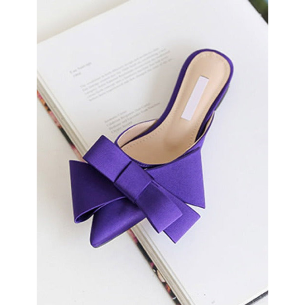Tempest Rise Bow Slippers