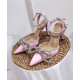 Satén Crystal Heels