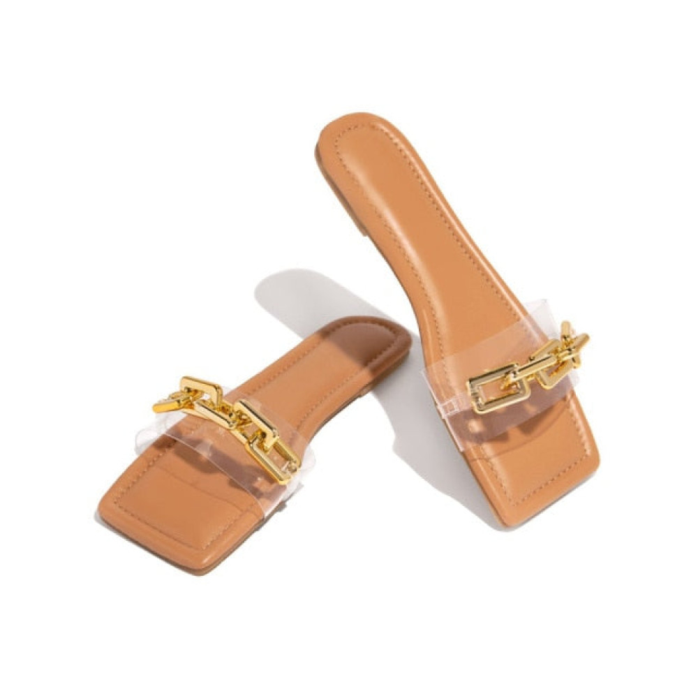 Glimmer Chain Slippers
