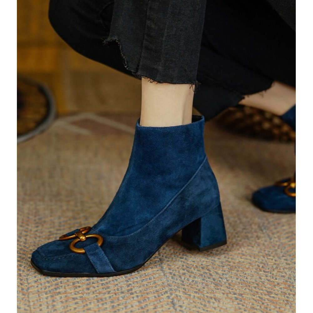 Gloria Leather Ankle Boots