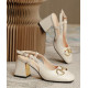 Minuit Vintage Thick Heels