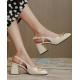 Minuit Vintage Thick Heels
