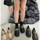 Fiore Metal Chain Loafers