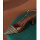 Warm Leather Kitten Heels